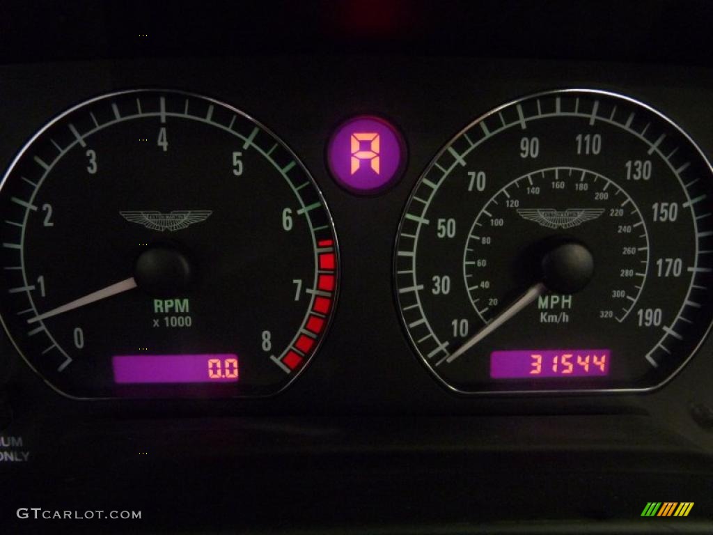 2002 Aston Martin DB7 Vantage Volante Gauges Photo #47122644
