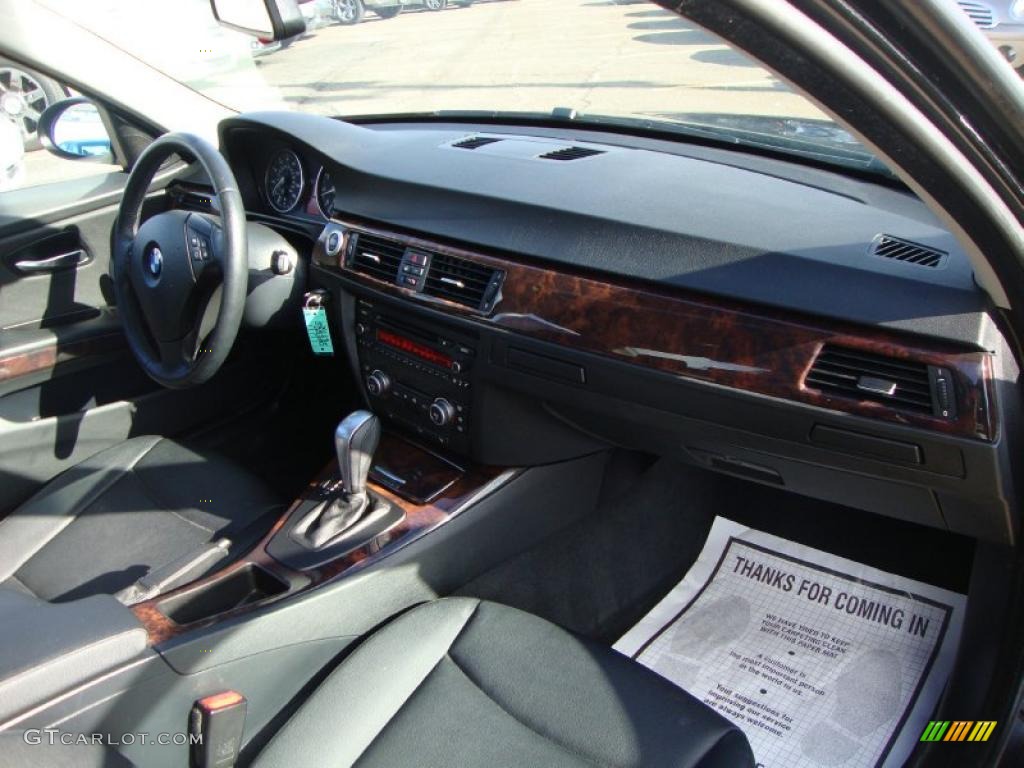2008 3 Series 328xi Sedan - Black Sapphire Metallic / Black photo #6