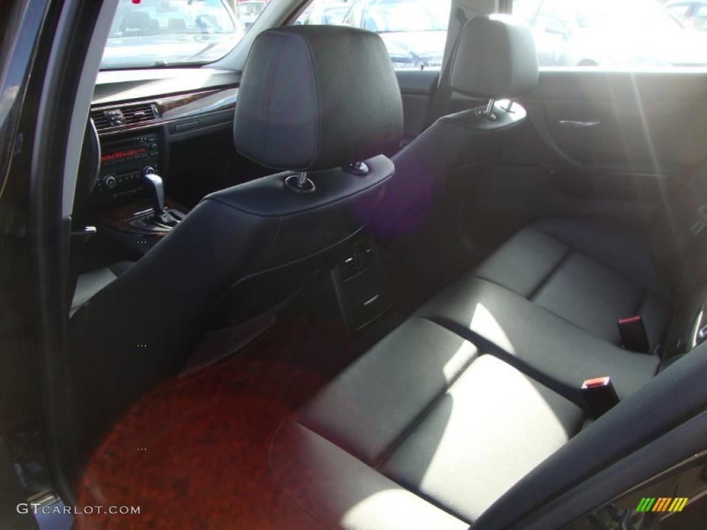 2008 3 Series 328xi Sedan - Black Sapphire Metallic / Black photo #12