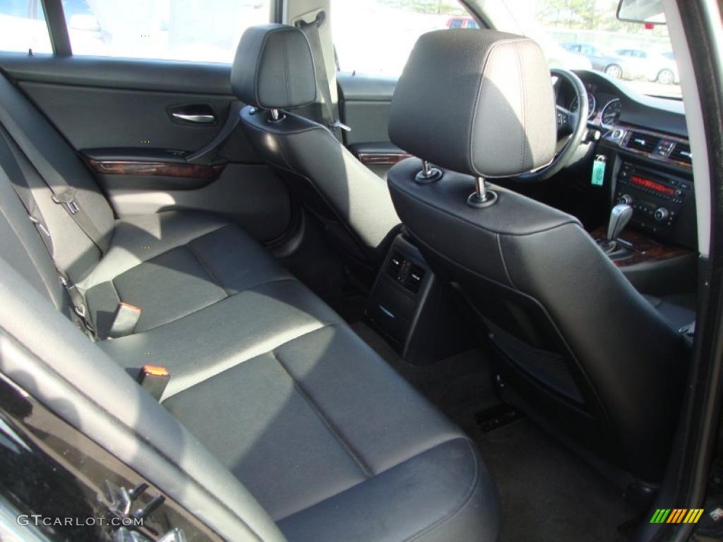 2008 3 Series 328xi Sedan - Black Sapphire Metallic / Black photo #14