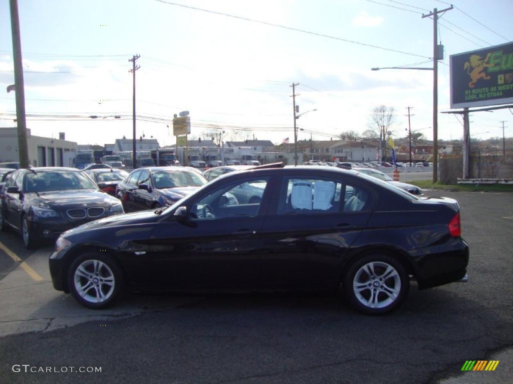 2008 3 Series 328xi Sedan - Black Sapphire Metallic / Black photo #16