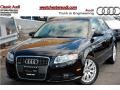2008 Brilliant Black Audi A4 2.0T quattro S-Line Sedan  photo #1