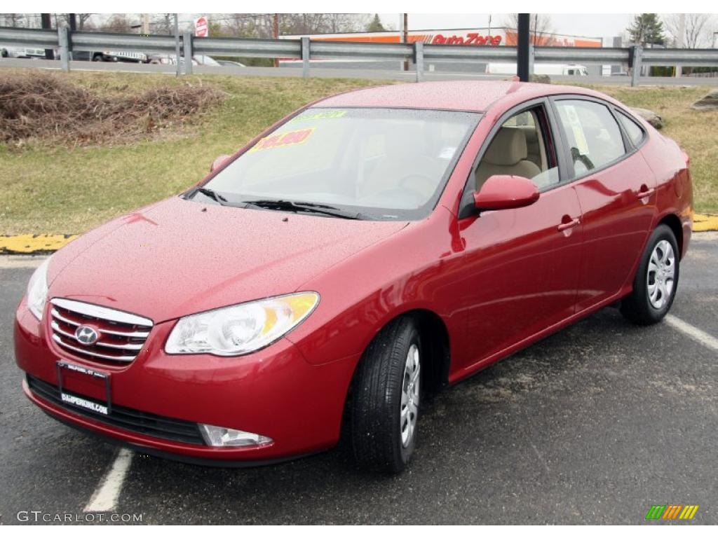 Apple Red Pearl 2010 Hyundai Elantra GLS Exterior Photo #47123781