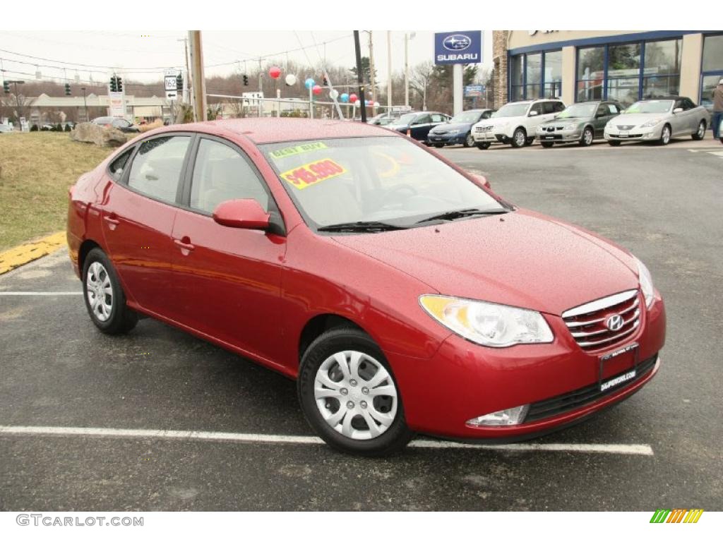 Apple Red Pearl 2010 Hyundai Elantra GLS Exterior Photo #47123811