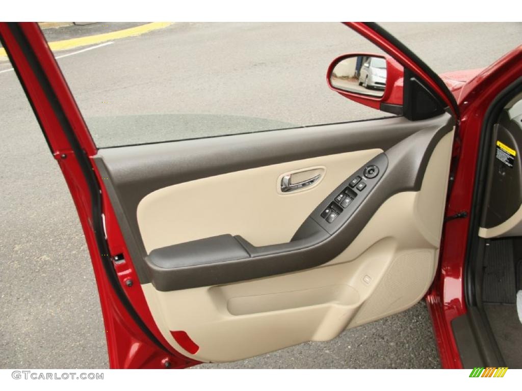 2010 Hyundai Elantra GLS Beige Door Panel Photo #47123952