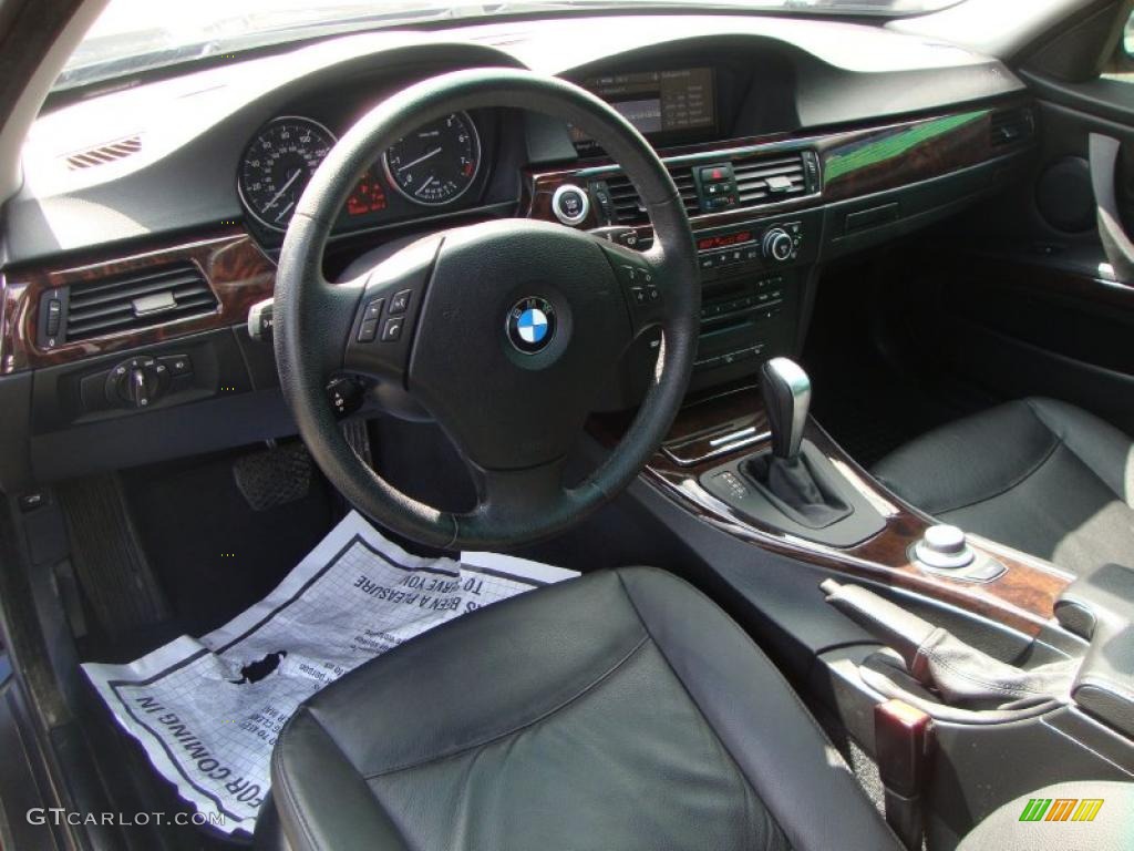 2008 3 Series 328xi Sedan - Black Sapphire Metallic / Black photo #5