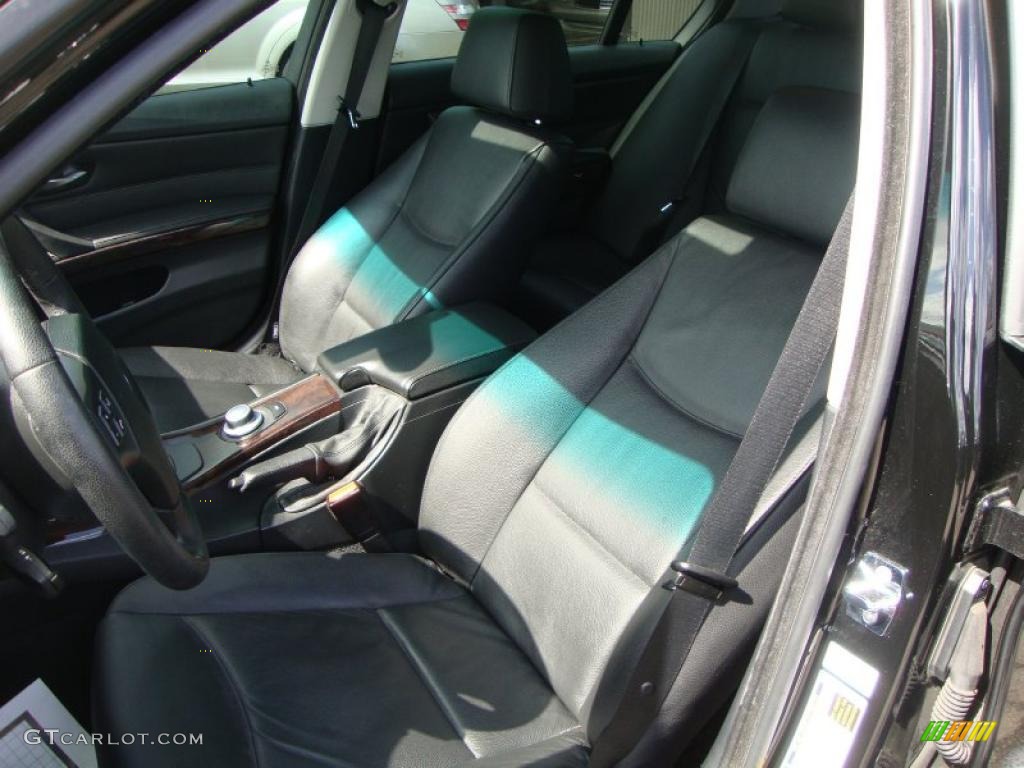 2008 3 Series 328xi Sedan - Black Sapphire Metallic / Black photo #8
