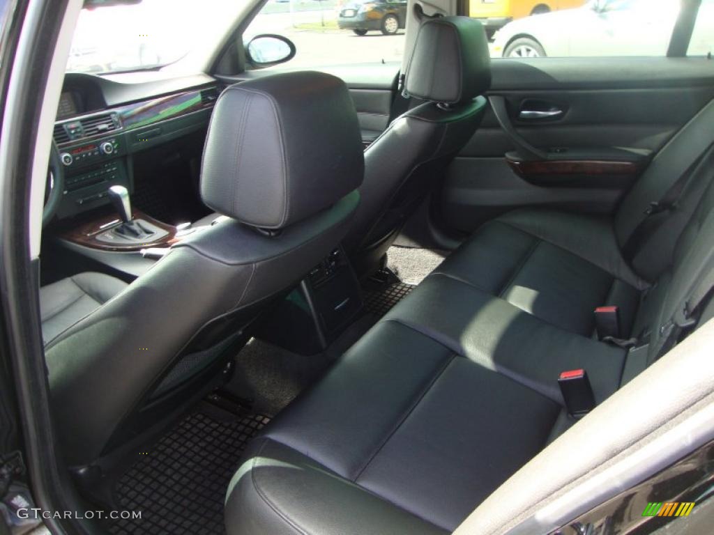 2008 3 Series 328xi Sedan - Black Sapphire Metallic / Black photo #13