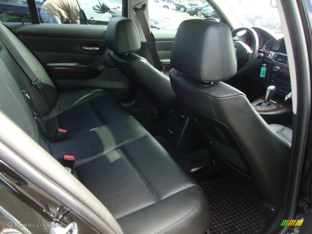 2008 3 Series 328xi Sedan - Black Sapphire Metallic / Black photo #15