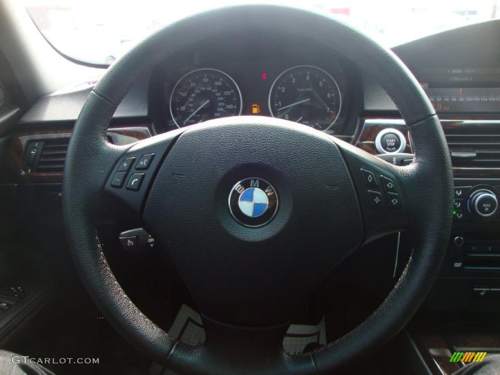 2008 3 Series 328xi Sedan - Black Sapphire Metallic / Black photo #18
