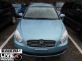 2009 Ice Blue Hyundai Accent GLS 4 Door  photo #2