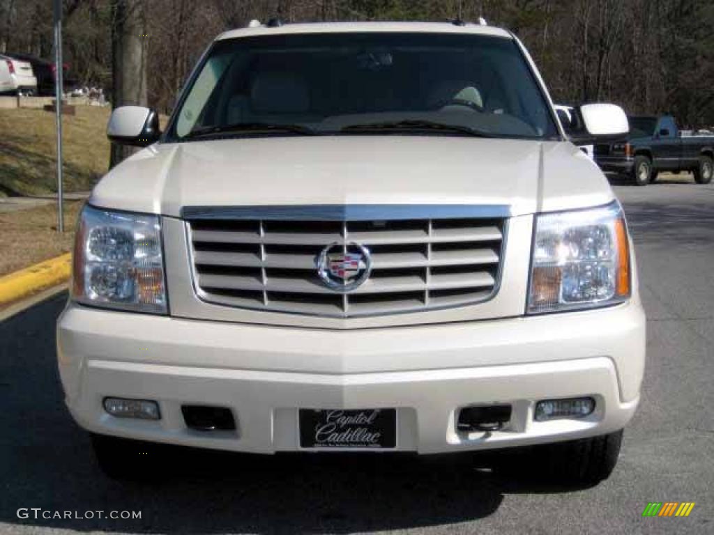 2005 Escalade ESV AWD - White Diamond / Shale photo #7