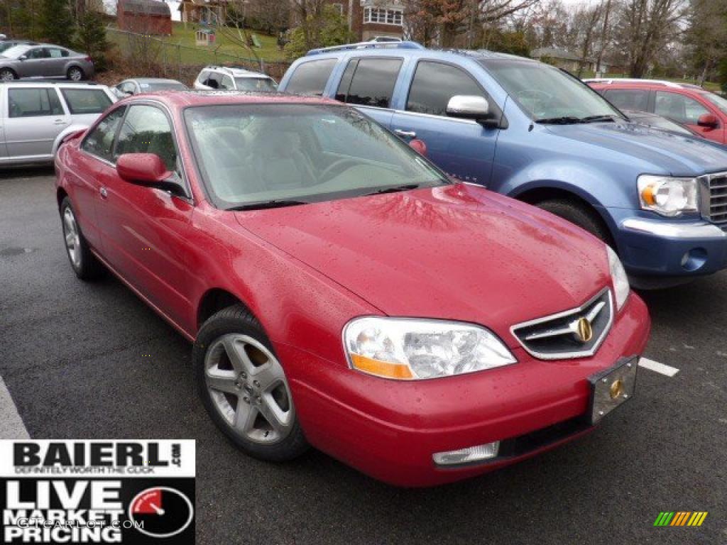 2001 CL 3.2 Type S - San Marino Red / Parchment photo #1