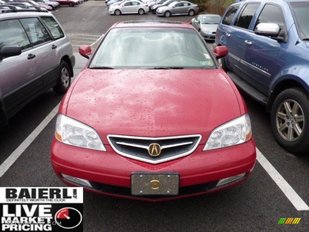 2001 CL 3.2 Type S - San Marino Red / Parchment photo #2