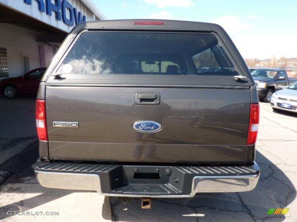 2005 F150 XLT Regular Cab 4x4 - Dark Stone Metallic / Tan photo #9