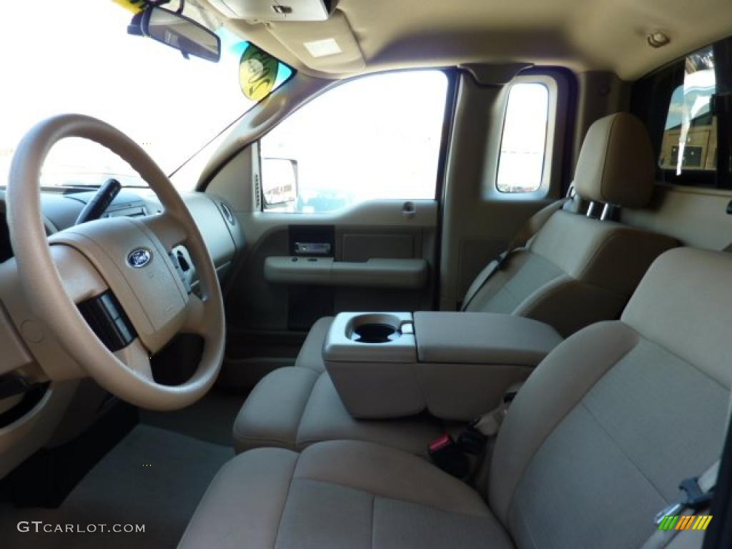 2005 F150 XLT Regular Cab 4x4 - Dark Stone Metallic / Tan photo #12