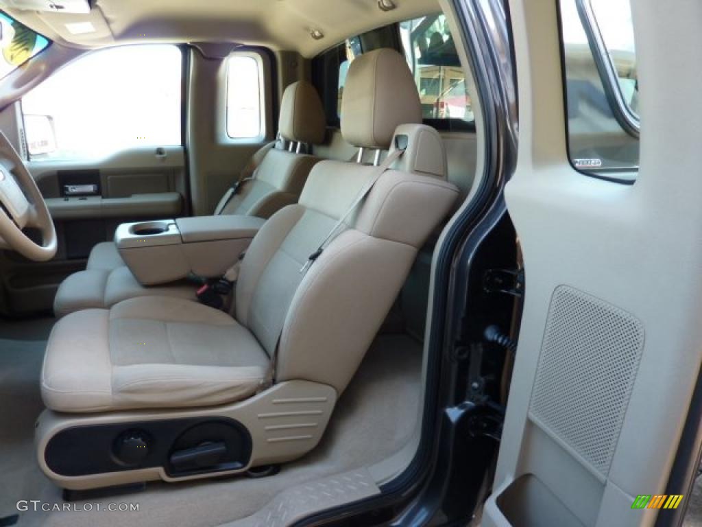 2005 F150 XLT Regular Cab 4x4 - Dark Stone Metallic / Tan photo #15