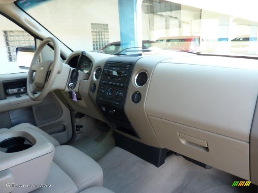 2005 F150 XLT Regular Cab 4x4 - Dark Stone Metallic / Tan photo #20