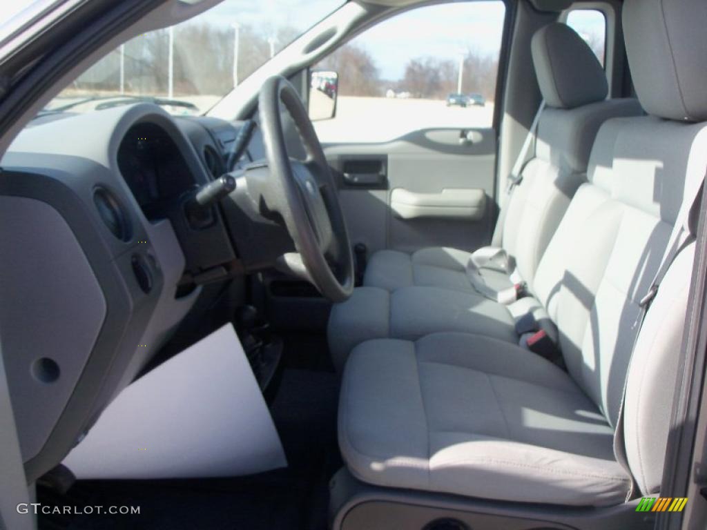 2004 F150 XL Regular Cab 4x4 - Dark Shadow Grey Metallic / Dark Flint photo #13