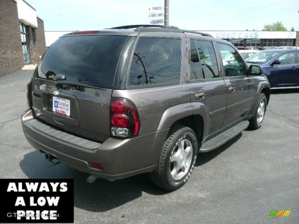 2008 TrailBlazer LT 4x4 - Desert Brown Metallic / Ebony photo #7