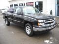 2006 Black Chevrolet Silverado 1500 Work Truck Regular Cab 4x4  photo #17