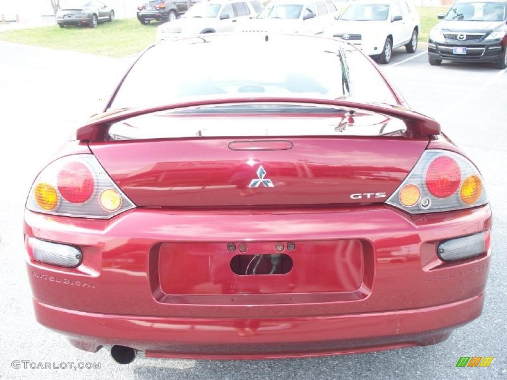 2003 Eclipse GTS Coupe - Ultra Red Pearl / Sand Blast photo #3