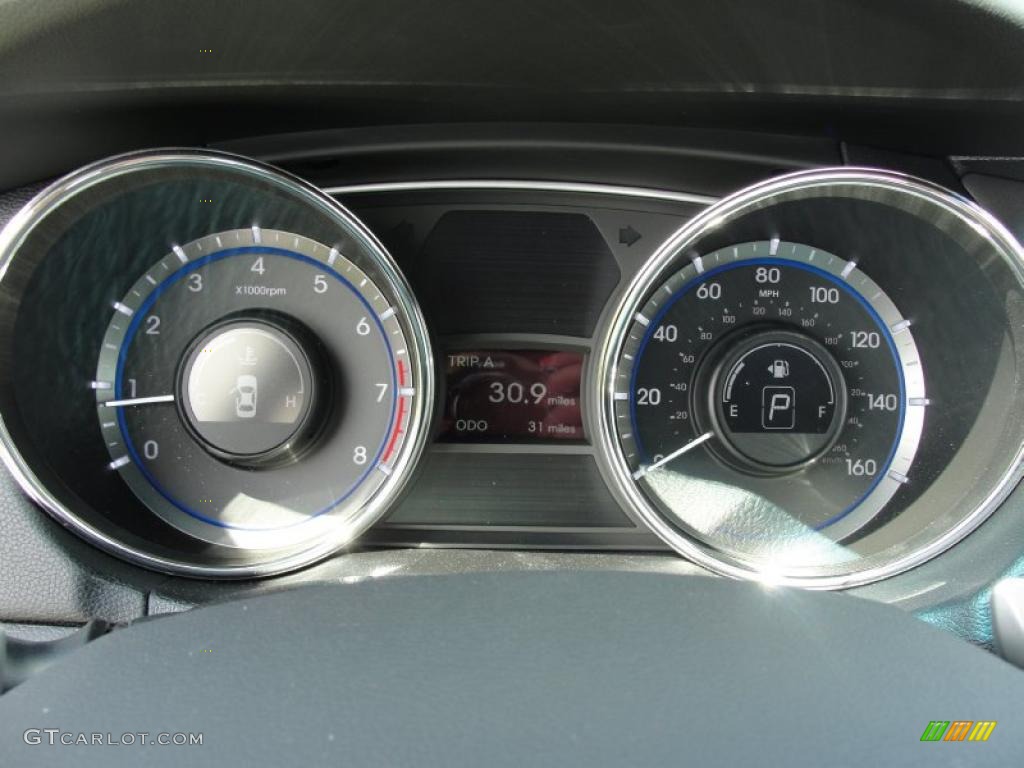 2011 Hyundai Sonata SE 2.0T Gauges Photo #47127828