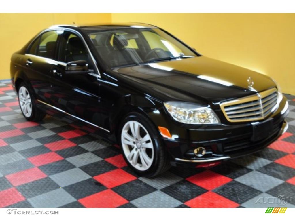 2010 C 300 Luxury 4Matic - Black / Black photo #1