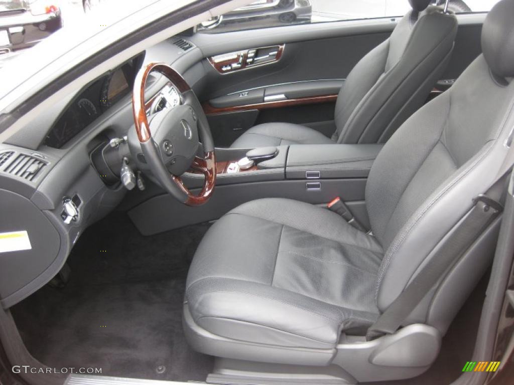 Black Interior 2008 Mercedes-Benz CL 550 Photo #47128737