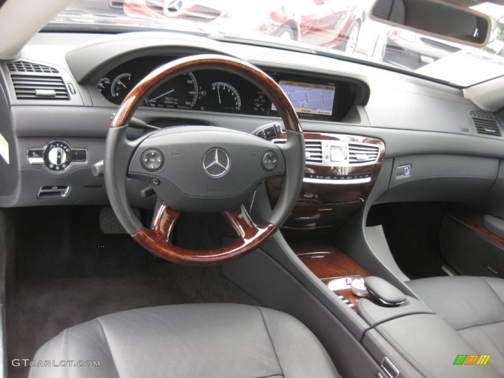2008 Mercedes-Benz CL 550 Black Dashboard Photo #47128782
