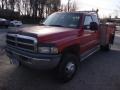 1997 Flame Red Dodge Ram 3500 Laramie Extended Cab 4x4 Chassis  photo #1