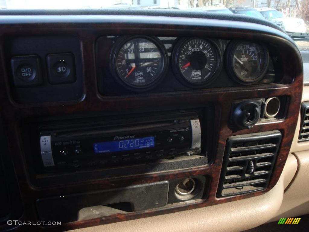 1997 Ram 3500 Laramie Extended Cab 4x4 Chassis - Flame Red / Beige photo #11