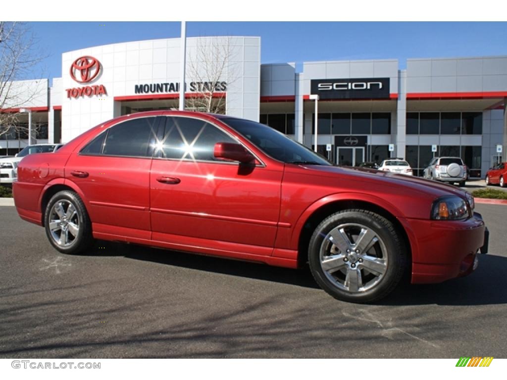 Vivid Red Metallic Lincoln LS