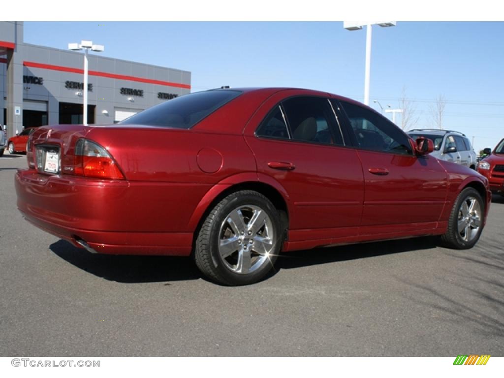 Vivid Red Metallic 2006 Lincoln LS V8 Exterior Photo #47130573
