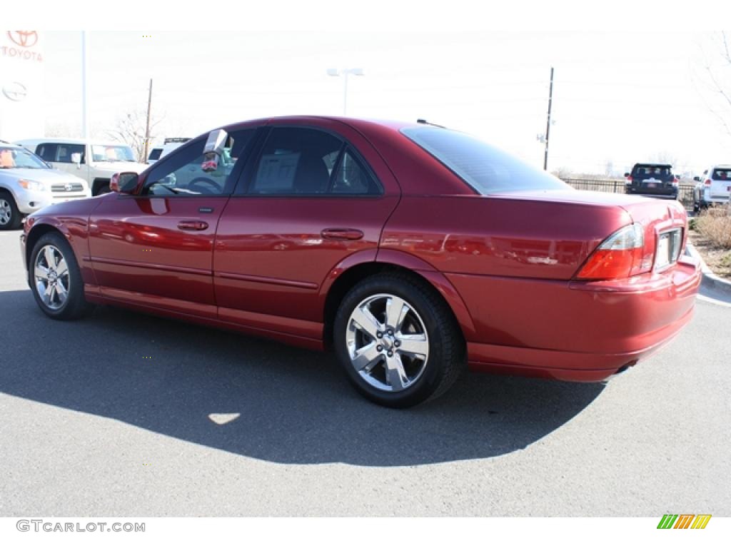 2006 LS V8 - Vivid Red Metallic / Beige photo #4