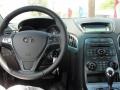 Black Cloth 2011 Hyundai Genesis Coupe 2.0T Dashboard