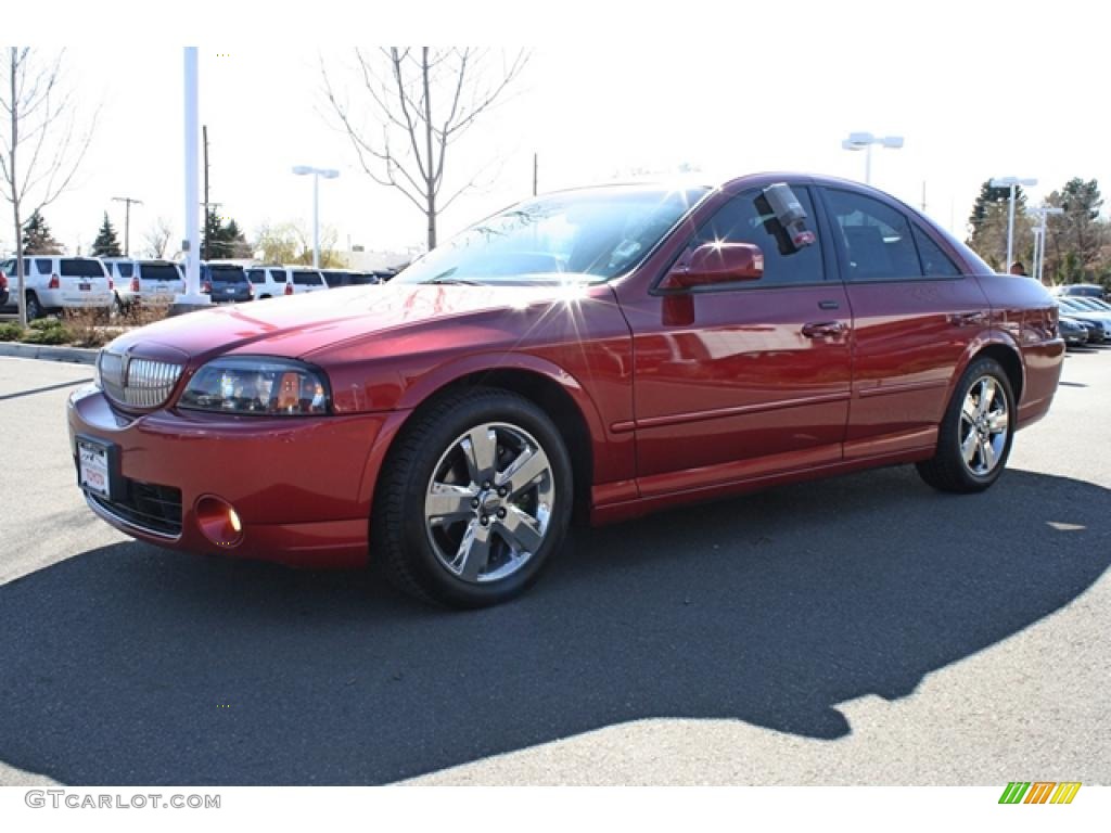 2006 LS V8 - Vivid Red Metallic / Beige photo #5