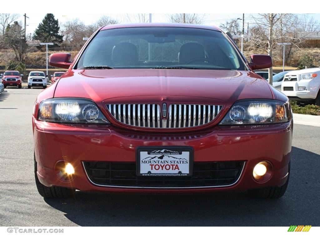 2006 LS V8 - Vivid Red Metallic / Beige photo #6