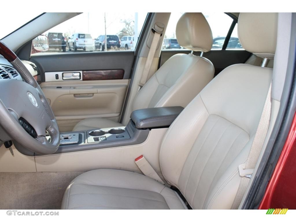 Beige Interior 2006 Lincoln LS V8 Photo #47130681