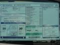 2011 Hyundai Genesis Coupe 2.0T Window Sticker