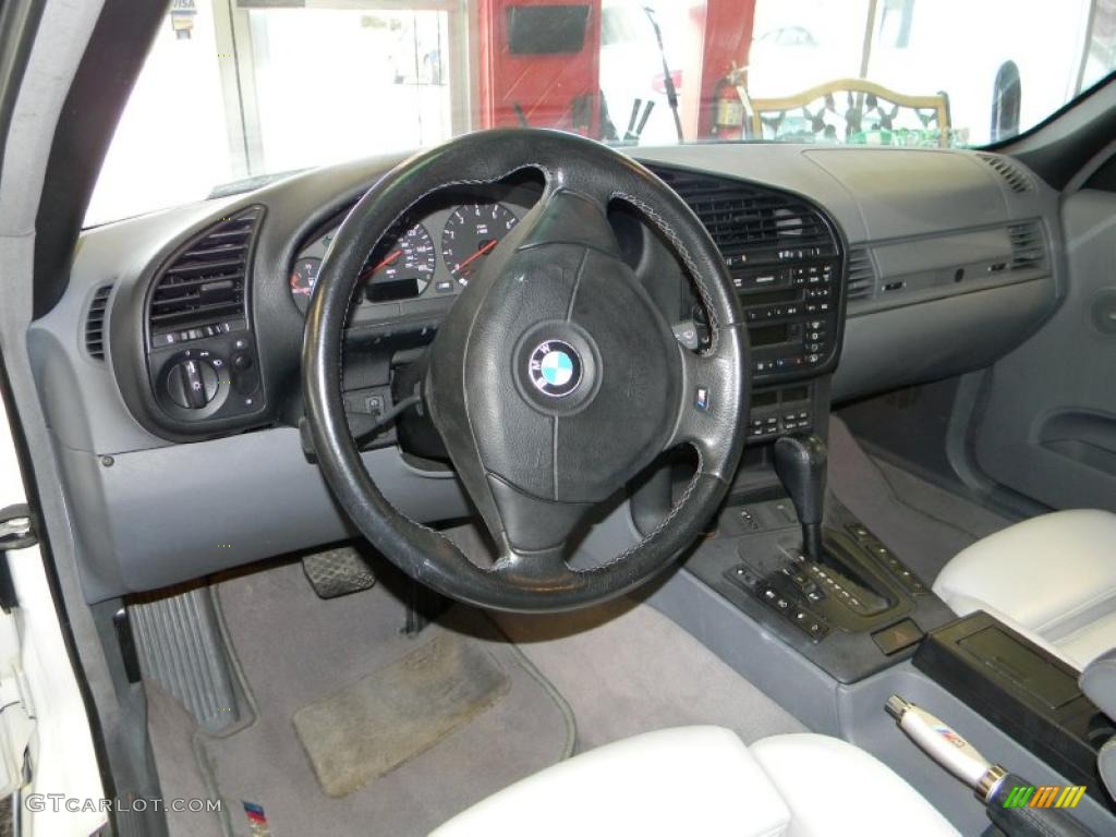 1999 BMW M3 Convertible Gray Steering Wheel Photo #47130750