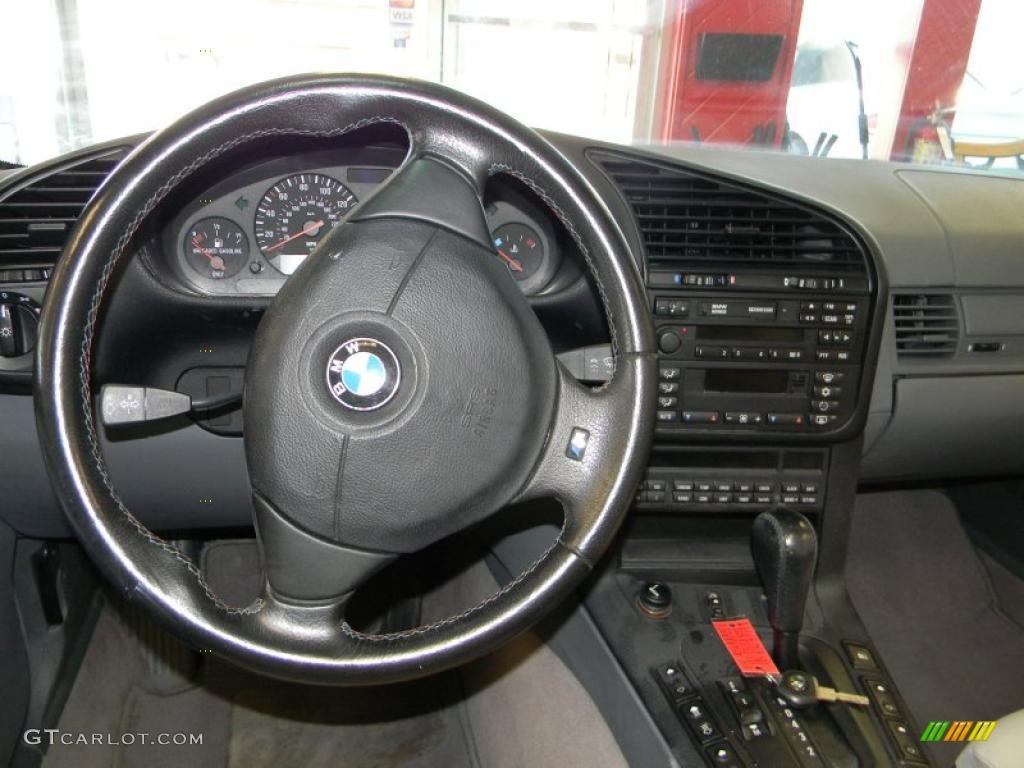 1999 BMW M3 Convertible Gray Steering Wheel Photo #47130927