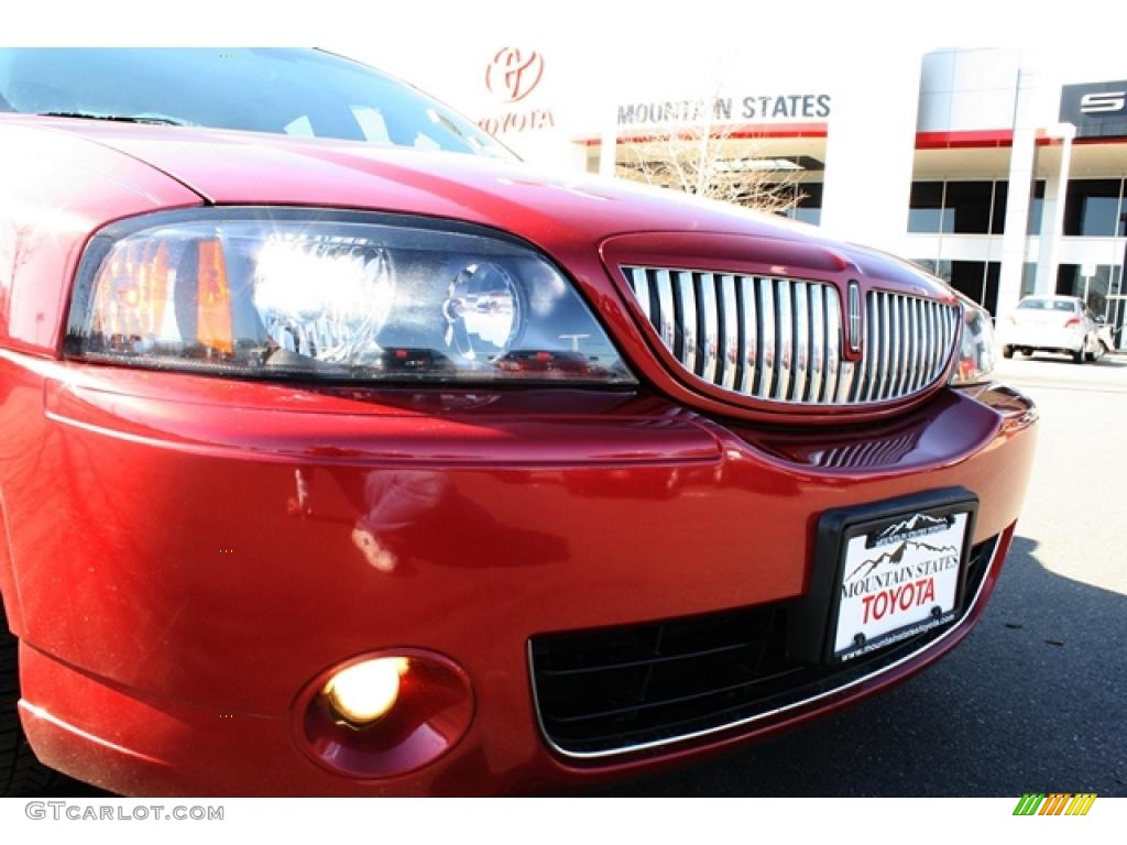 2006 LS V8 - Vivid Red Metallic / Beige photo #35