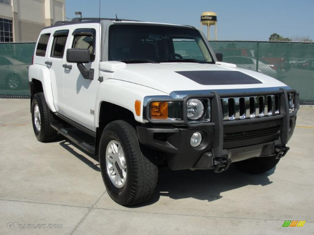 Birch White 2006 Hummer H3 Standard H3 Model Exterior Photo #47131959