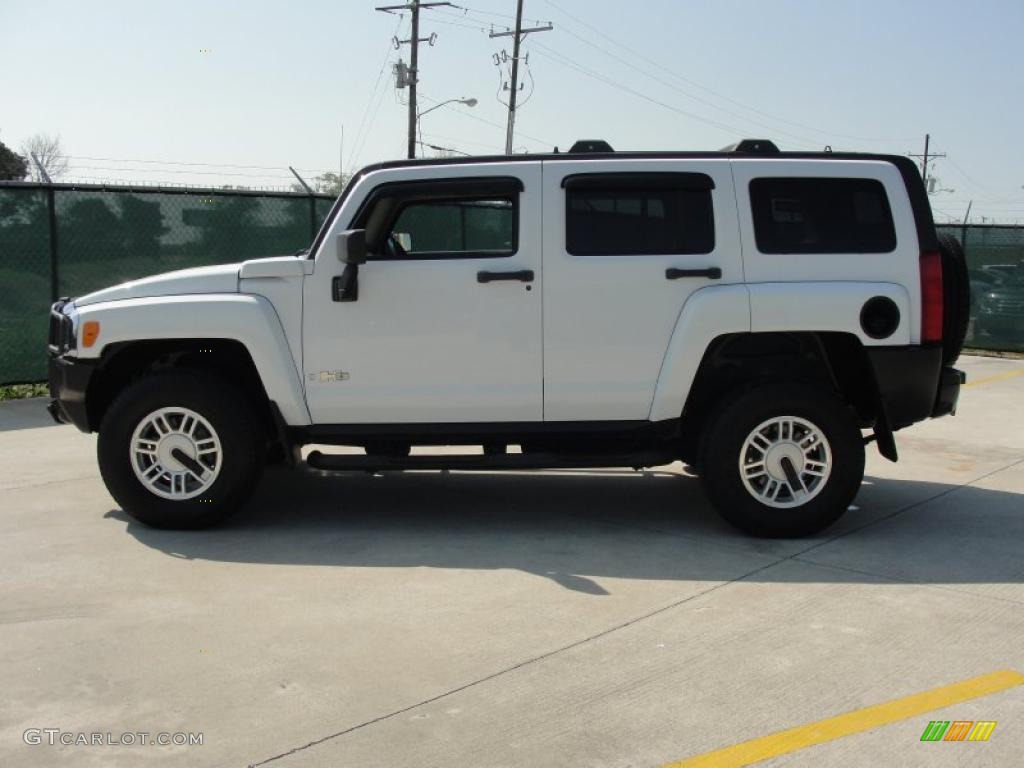Birch White 2006 Hummer H3 Standard H3 Model Exterior Photo #47132034