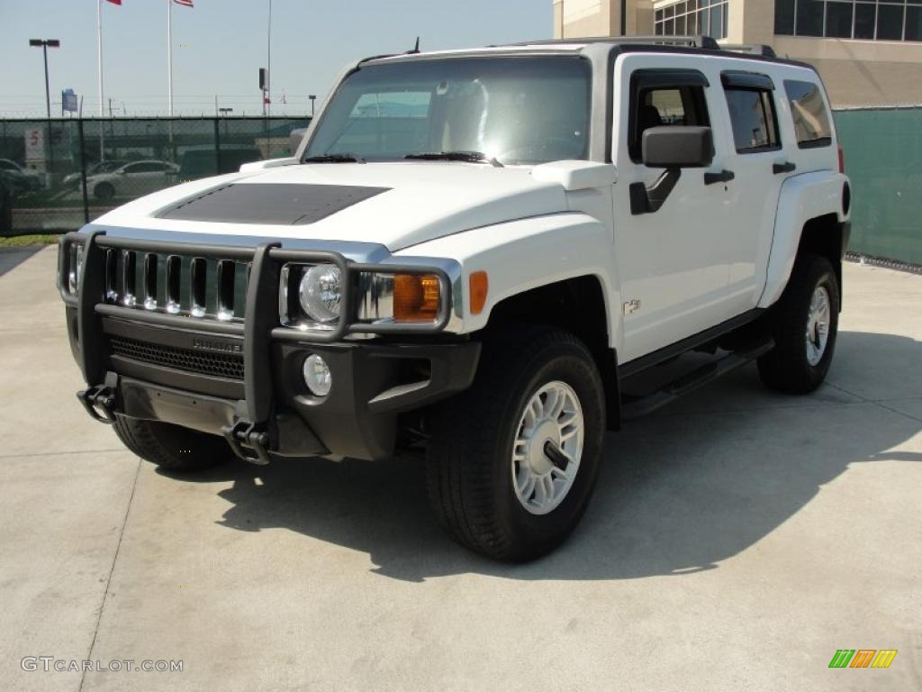 Birch White 2006 Hummer H3 Standard H3 Model Exterior Photo #47132049