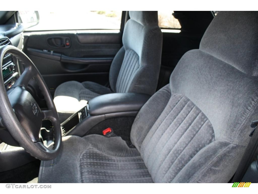 Graphite Gray Interior 2000 Chevrolet Blazer LS 4x4 Photo #47133276