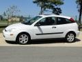 2001 Cloud 9 White Ford Focus ZX3 Coupe  photo #8