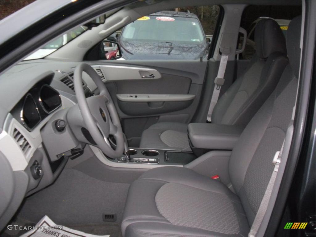 Dark Gray/Light Gray Interior 2011 Chevrolet Traverse LS AWD Photo #47135250