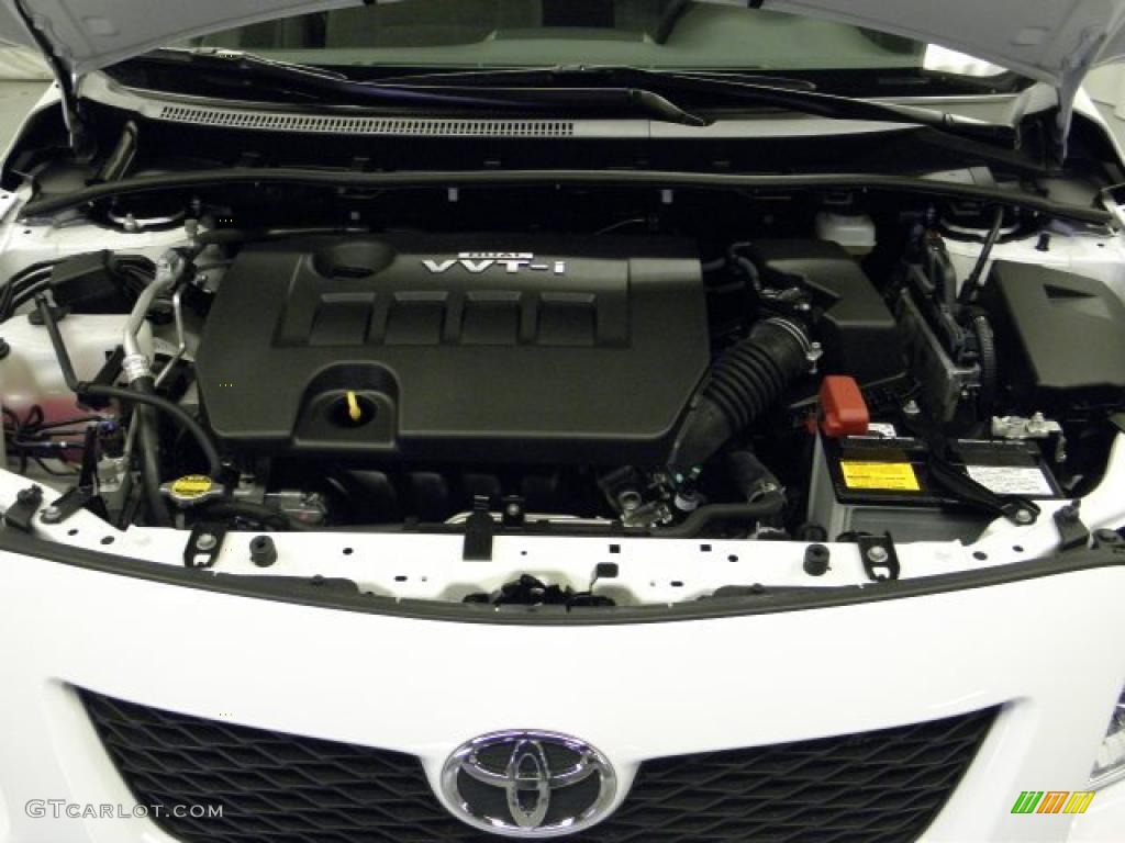 2009 Corolla LE - Super White / Ash photo #5